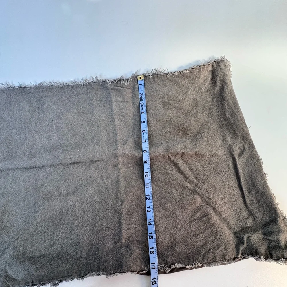 SINGLE Casaluna Heavyweight Linen Blend Queen Gray Sham